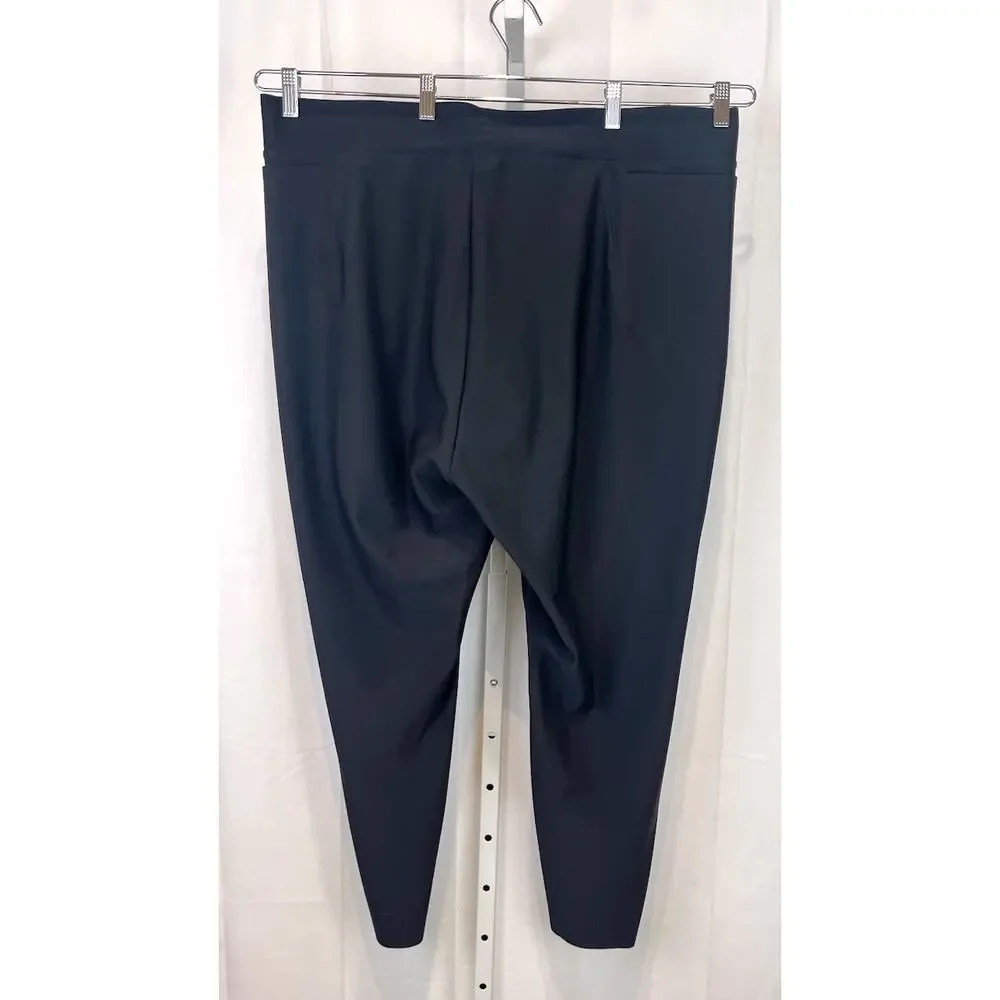 ATHLETA Stellar Tight 982974 Pull On Zip Ankle Stretch Pockets Black 24 Plus - Picture 2 of 10